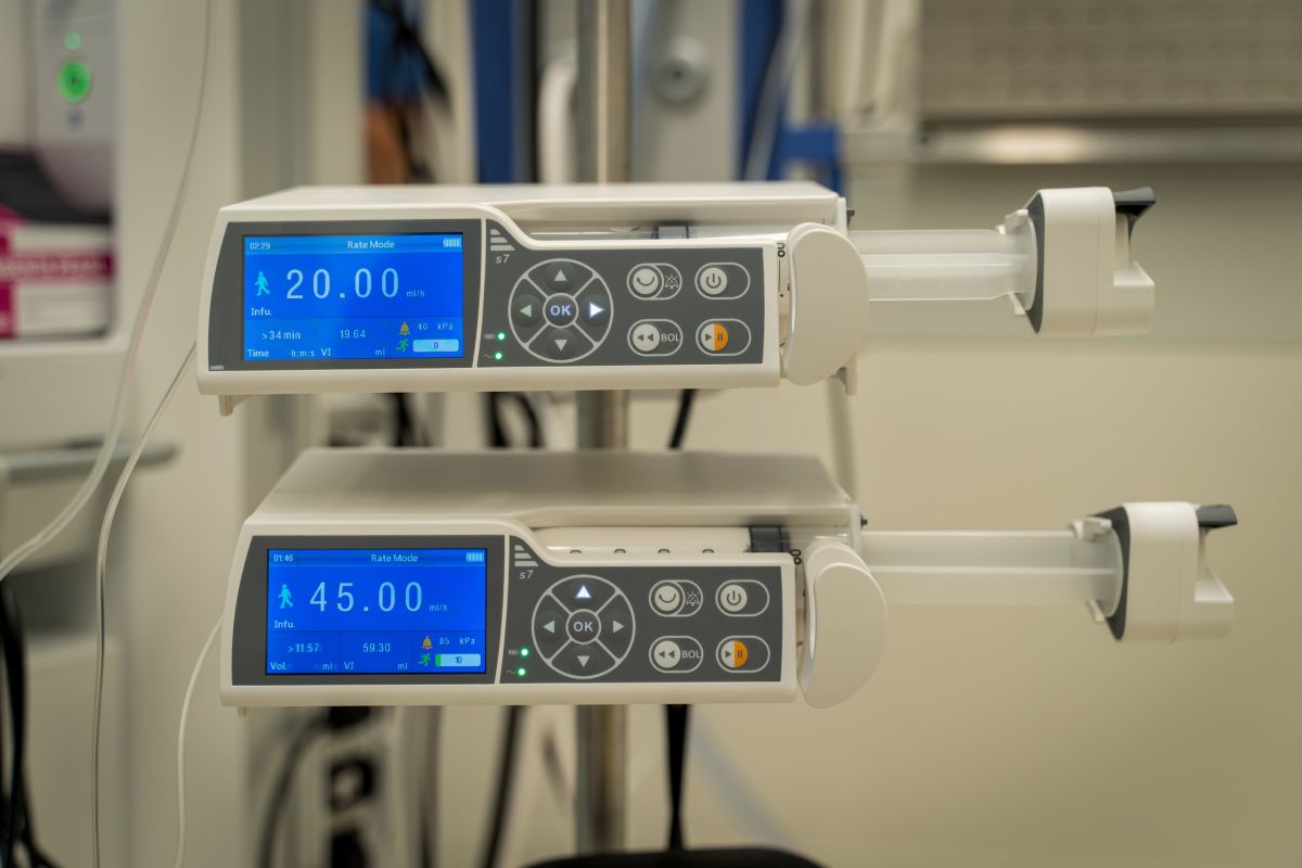 solenoid valve in infusion device