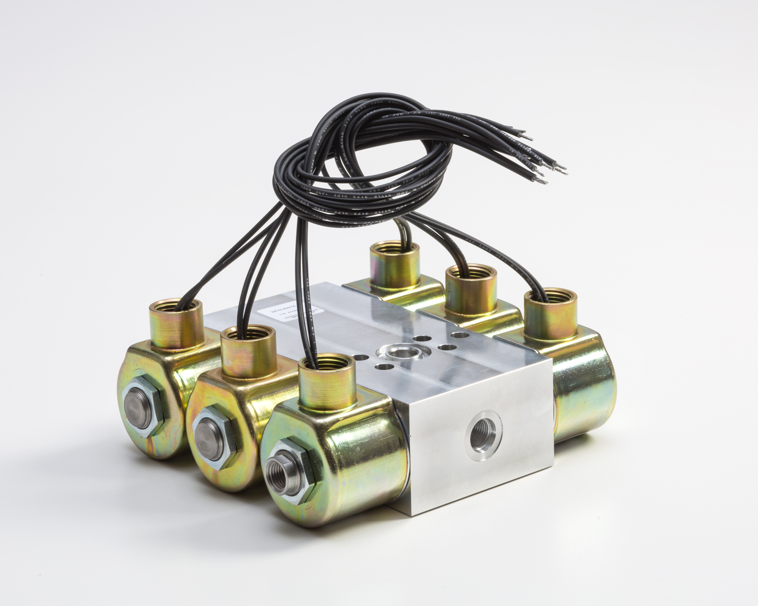 Solenoid valve manifold design